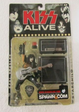 Kiss Alive Starchild Paul Stanley Mcfarlane Toys 6 - Inch Stage Figure Nip