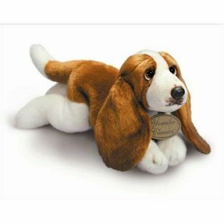 Plush Basset Hound Puppy 10 " L Yomiko By Russ,  Adorable
