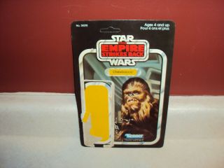 Star Wars Vintage Chewbacca Esb Canadian Kenner Canada 41 Back Cardback 1980