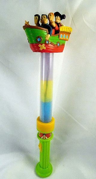 The Wiggles Live Sailing Around The World Light Up Wand Toy 2005 14 "