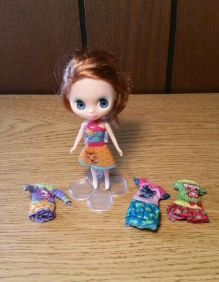 Littlest Pet Shop Lps Blythe Doll With Extra Outfits