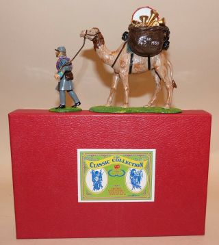 Trophy Of Wales Acw " Old Douglas " Rebel Soldier,  Camel Loaded With Instruments