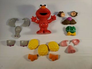 Elmo “silly Parts” Talking Interactive Toy Mr Potato Head Htf Mattel