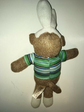 Dan Dee Brown Sock Monkey Wearing Bunny Ears 12 