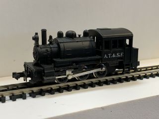 N Scale At&sf 0 - 6 - 0 Steam Switcher Locomotive