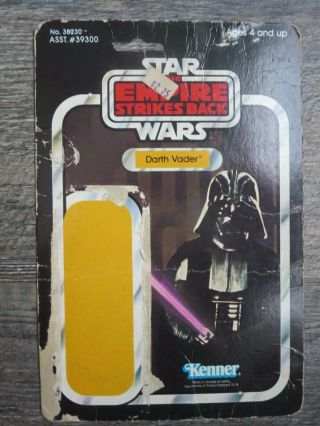 Darth Vader 41 Back Esb Vintage Cardback Full Card Star Wars
