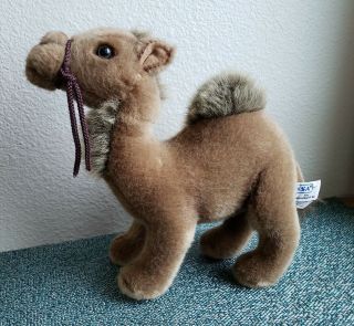 Hansa Dromedary Camel Plush Stuffed Animal Portraits Of Nature With Tags 9.  5 "