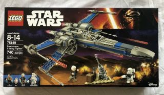 Lego Star Wars Resistance X - Wing Fighter (75149) Lor San Tekka Flametrooper Nib