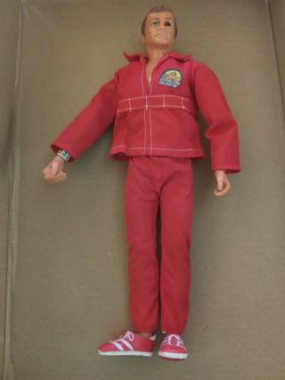Six Million Dollar Man Action Figure Doll Kenner 1975 General Mills Vintage Toy