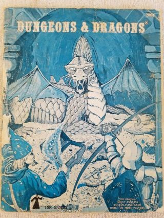 D&d: Dungeons & Dragons Basic Rulebook Blue Book - 1979 3rd Edition