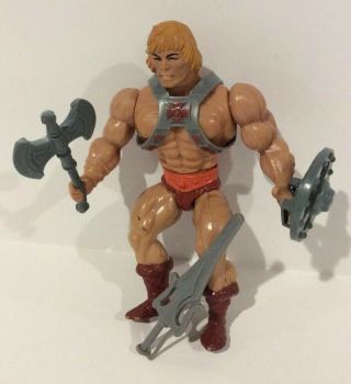 Vintage 1981 Masters Of The Universe (motu) He - Man Action Figure