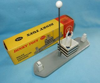 Vintage Dinky Toys No 753 Police Controlled Crossing - In
