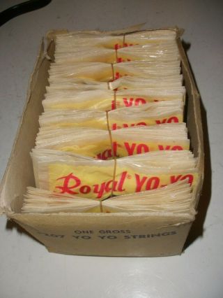 Vintage Nos Royal Yo - Yo Cords Strings Egyptian Fibre 108 Packages Of 2