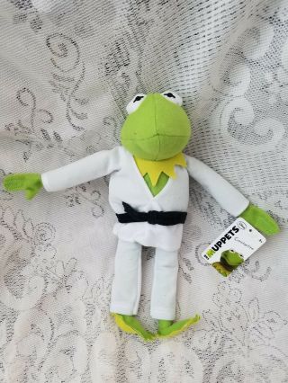 Disney Just Play Muppets Most Wanted Constantine Kermit Impersonator Plush 11 "