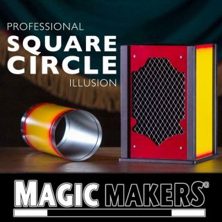 Magic Trick / Professional Stage Size Square Circle / Magic Makers