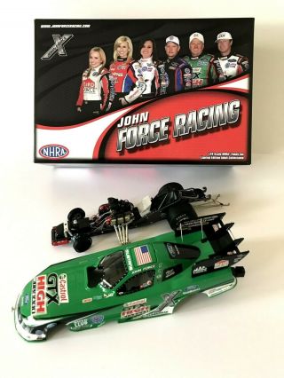 John Force Castrol 2012 Ford Mustang Funny Car 1/24 Diecast Nhra Action Limited