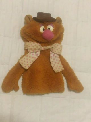 Vintage Plush Fozzie Bear Hand Puppet Jim Henson Muppet Show Fisher - Price 861