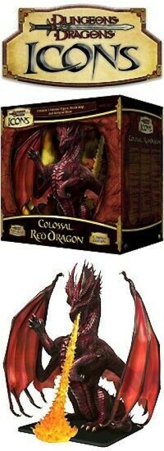 D&d Icons Miniatures Colossal Red Dragon Dungeons And Dragon Limited Edition