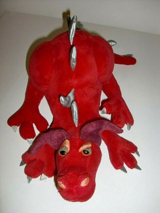 Manhattan Toy Company Red Dragon Plush Stuffed Animal 12 "