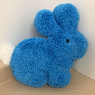 Dan Dee Blue Bunny Peep Rabbit Pillow 15 " Plush Soft Toy Stuffed Animal Ar122
