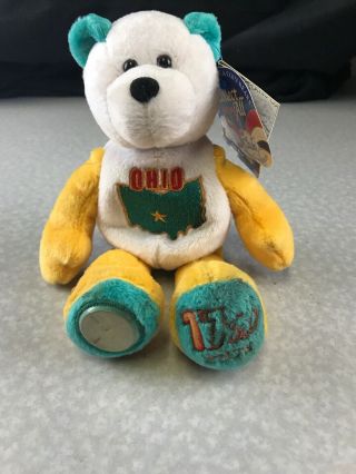 50 States Of America Limited Treasures Ohio 17th State Coin Teddy Bear Kg Z3
