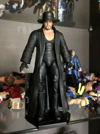 Undertaker Wwe Elite Series 1 W/ Hat And Trench Coat