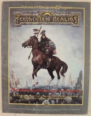 Tsr Forgotten Re Forgotten Realms Campaign Setting (1st Edition) - Dm 