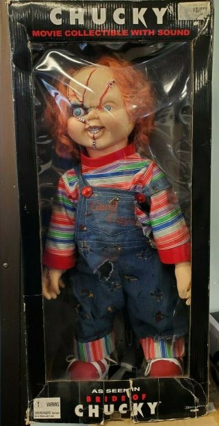 Bride Of Chucky - Chucky Doll Movie Collectible W/ Sound 24 "