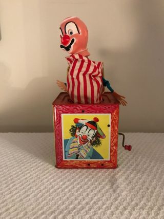 Vintage 1961 Matty Mattel Toymakers Jack In The Box.