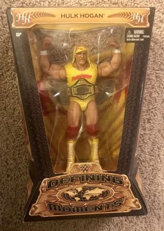 Mattel Wwe Defining Moments Hulk Hogan Mib Moc Rare Hulk Rules Elite