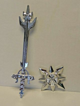 Voltron Vintage 4 " Star Shield & 10 " Blazing Sword Accessories Panosh 1984