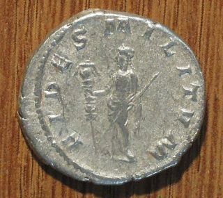 Gordian III AR Antoninianus Fides - Ancient Roman Silver Coin 2