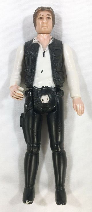 1977 Star Wars Vintage Han Solo Small Head Action Figure Hong Kong