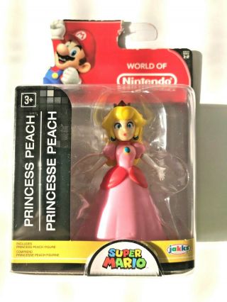World Of Nintendo Series 1 - 3 Princess Peach Jakks Action Figure