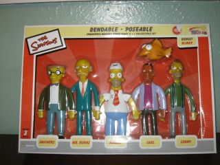 Vintage 2003 The Simpsons Bendable Figures Toys - Series 2
