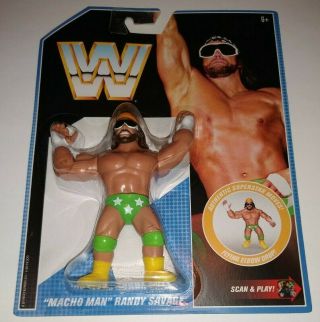 Wwe Retro Wrestling Macho Man Randy Savage Action Figure Mattel Nxt Wwf Wcw Tna