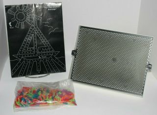 Vintage Lite Brite 1990’s With Pegs And 12 Sheets
