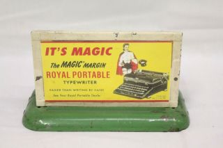 American Flyer 577 Royal Typewriter Whistling Billboard With Lights