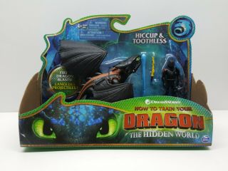 2019 How To Train Your Dragon 3 Hidden World Movie Hiccup & Toothless Figure Set