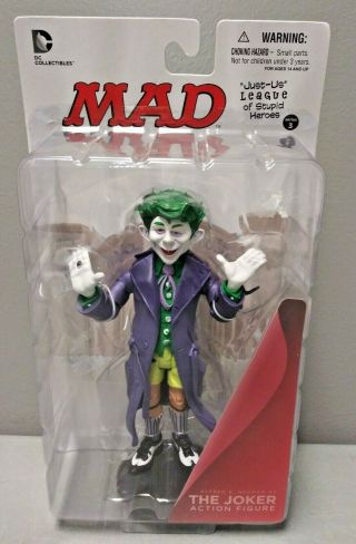 Dc Collectibles Mad Just - Us League Alfred E Neuman As The Joker Figure