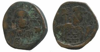 BYZANTINE Michael VII 1071 - 1078 AD AE Follis 7,  3g/26mm SAV1034.  10 3