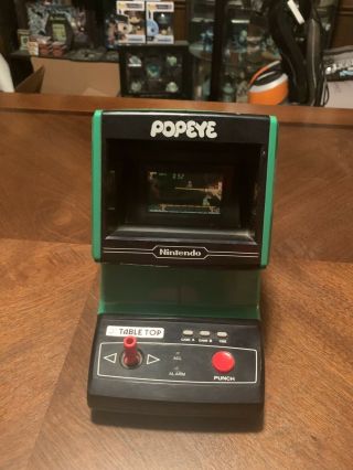 Nintendo Popeye Tabletop Game And Watch Arcade - And