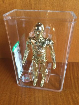 Vintage Star Wars.  Afa 85 - C - 3po - First 12 - Gold Droid Displays Greatly.