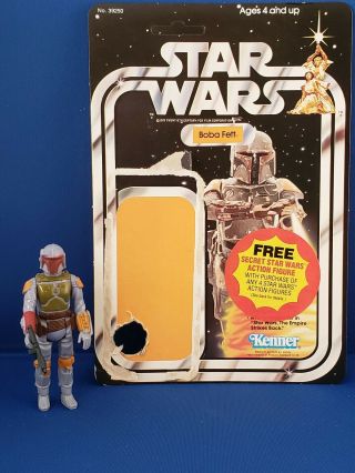 1979 Star Wars Boba Fett Action Figure Uncirculated Loose W/ Weapon 21 Cardback