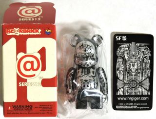 S366.  Series 12 Sf H.  R.  Giger Bearbrick Chase W/ Card From Medicom Toys (2006)