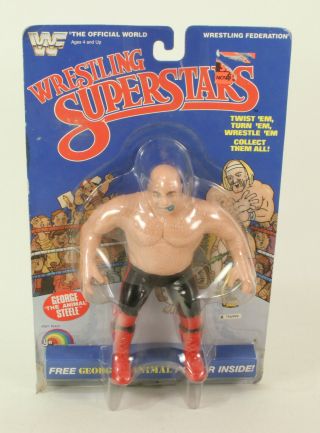 Wwf Wresting Stars George The Animal Steel Ljn 1985 Wwe Wrestling