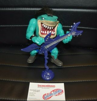 Vintage Mattel Street Sharks Rox 1995 Action Figure 13438 Series 3 Complete