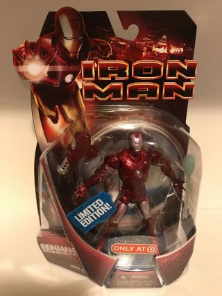 Marvel Legends Iron Man Concept Series Htf Rare Repulsor Red Prototype Tar Excl