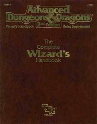 Tsr Ad&d 2nd Ed Complete Wizard 