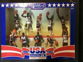 1992 Kenner Starting Lineup Usa Olympic Basketball Dream Team Set Jordan